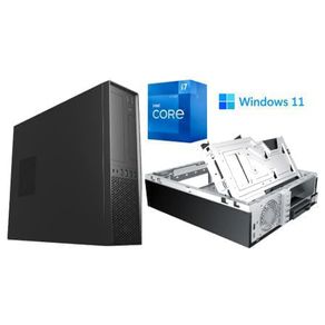 Ordenador Sobremesa Netway Prodigy Slim i7-12700 2.1GHz, 16GB RAM DDR4 3200MHz, SSD 480GB, Windows 11 Pro, Negro