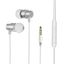 AURICULARES + MICRO IN-EAR NETWAY BLANCO-SILVER