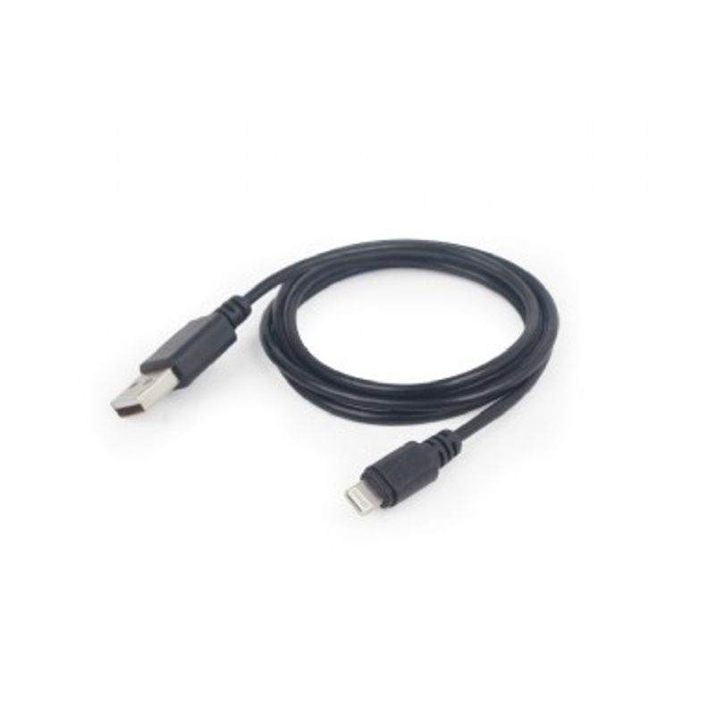 CABLE USB GEMBIRD USB 2.0 A LIGHTNING 1M NEGRO - Imagen 2 de 3
