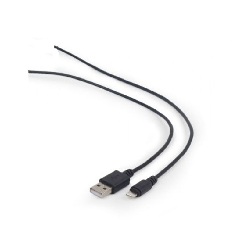 CABLE USB GEMBIRD USB 2.0 A LIGHTNING 1M NEGRO - Imagen 3 de 3