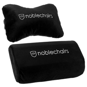 noblechairs Cushion set Negro, Blanco 2 pieza(s)