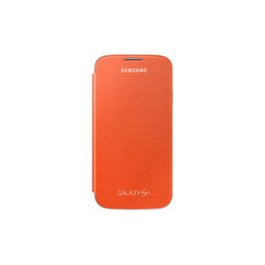 FUNDA SMARTPHONE GALAXY S4 FLIP COVER NARANJA