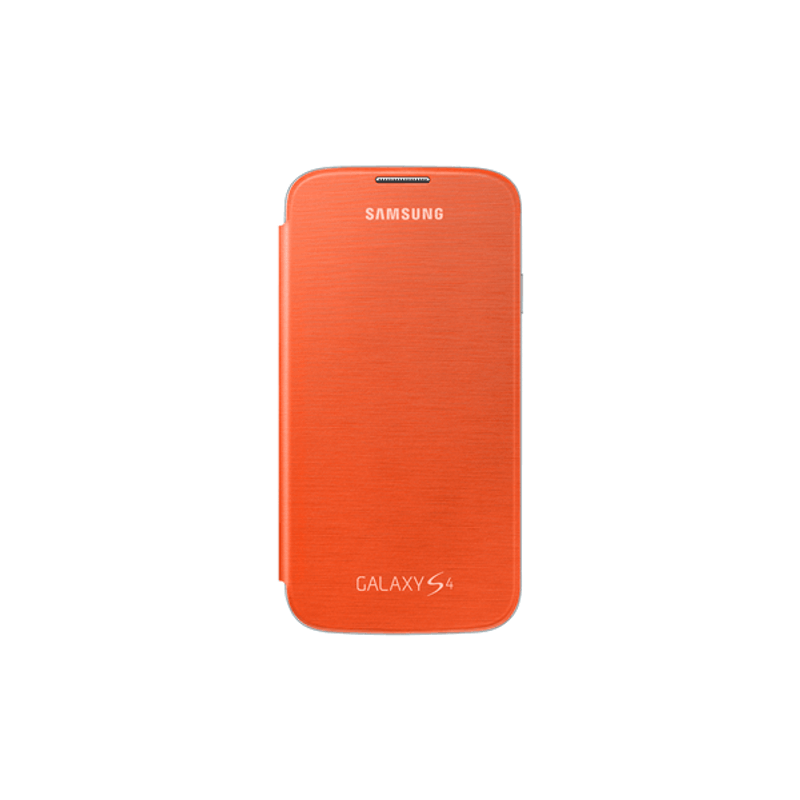 FUNDA SMARTPHONE GALAXY S4 FLIP COVER NARANJA - Imagen 1 de 8