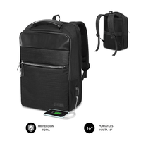 Miniatura 1 de MOCHILA PORTATIL 16´´ SUBBLIM NEGRA