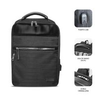 Miniatura 3 de MOCHILA PORTATIL 16´´ SUBBLIM NEGRA