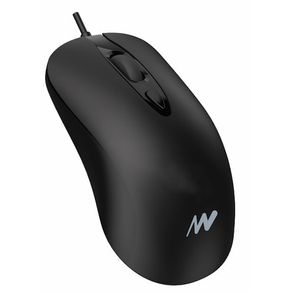 Ratón Netway - Mouse óptico, USB, 2400 dpi, BP700  NEGRO